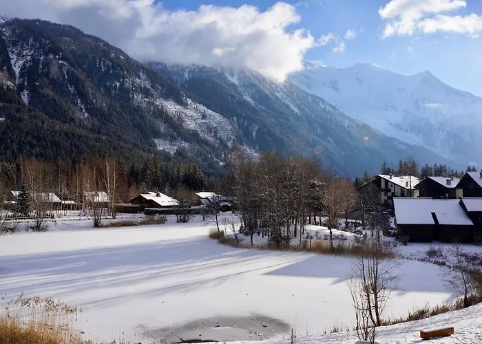 Modern 2Br 5* Pool Gym Spa Garage Mont-Blanc View