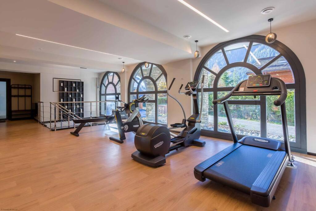Appartamento Modern 2br 5* Pool Gym Garage Mont-blanc View
