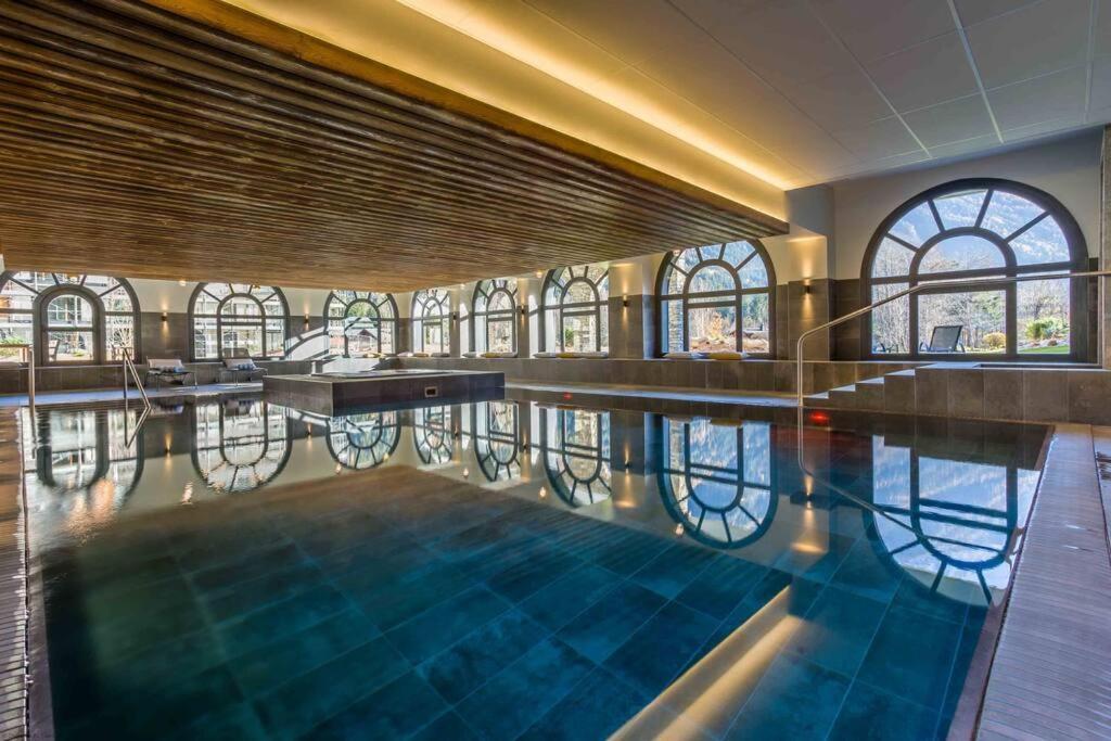 Modern 2br 5* Pool Gym Garage Mont-blanc View Appartamento Chamonix